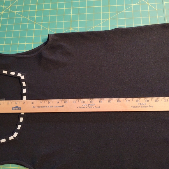 GRACE Elements Size L Black Stretch Ribbed 3 Piece Set Jacket Pencil Skirt Tank - Picture 14 of 14